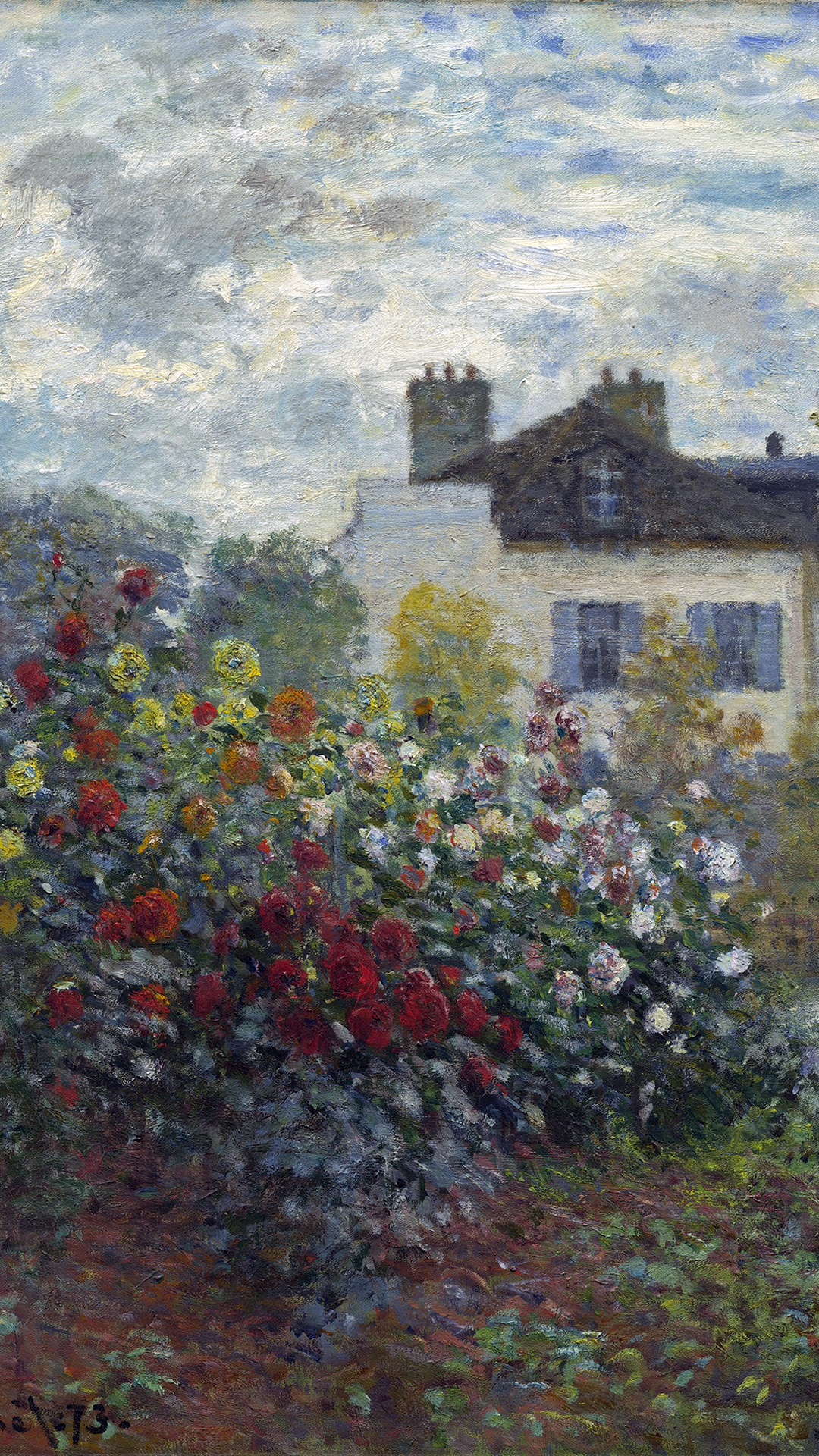 クロード・モネ - アルジャントゥイユの家の庭